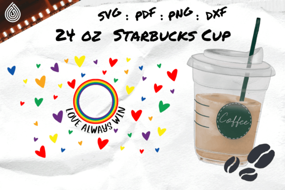 A Bold Pride Graphic Asset for Coffee & Crafts Content