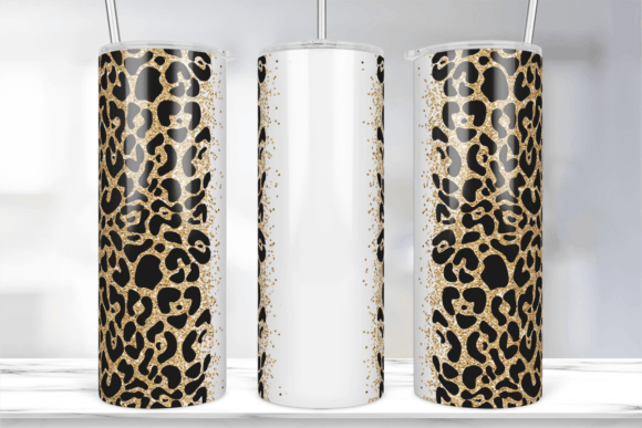 A Designer's Review of the Gold Glitter Leopard Tumbler Wrap