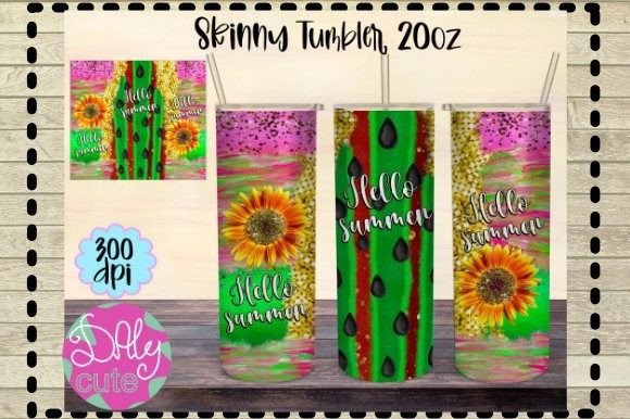 A Designer's Take on a Summery Tumbler Graphic