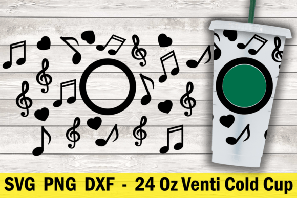 A Designer’s Review: Music Notes Cold Cup Graphics for Crafts