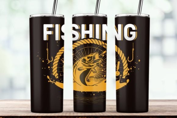 A Summer Fishing Tumbler Wrap for Real Crafting & Graphics
