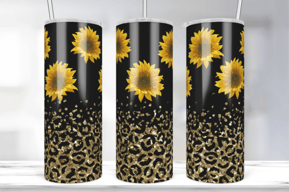 A Sunflower Tumbler Design for Bold Blog Graphics