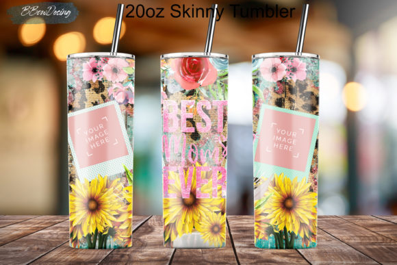 Best Mom Ever Photo Frame Tumbler Wrap Graphics Review