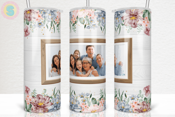 Crafting a Profitable Product with a Floral Frame Tumbler Graphic