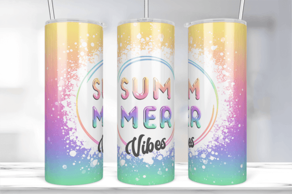 Crafting Brand Appeal with a Pastel Tumbler Graphic