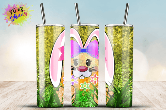 Easter Bunny Tumbler 20oz Skinny Design Review