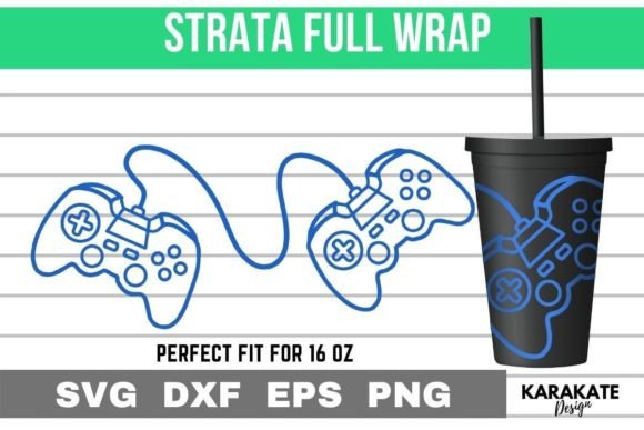 Game Controller 16 Oz Strata Cup Wrap: Graphics & Crafts Review