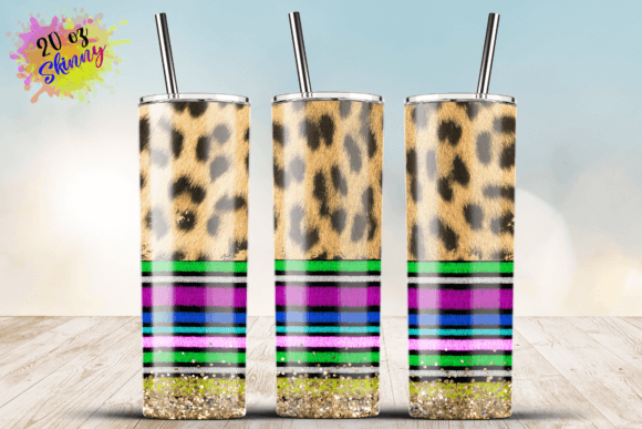 Reviewing a Leopard Serape Tumbler Embroidery Design