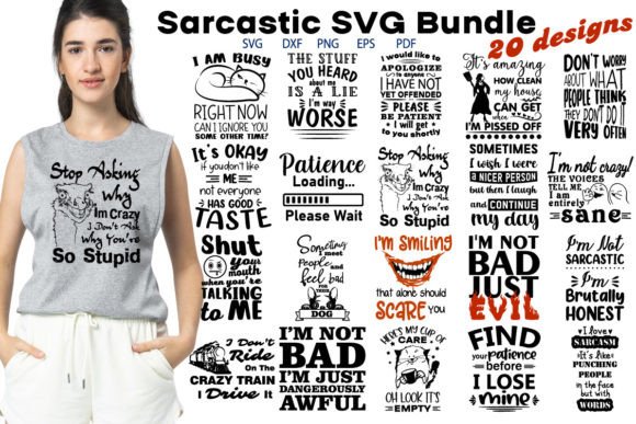 Sarcastic Sassy Quotes SVG Bundle: Graphics & Crafts Review