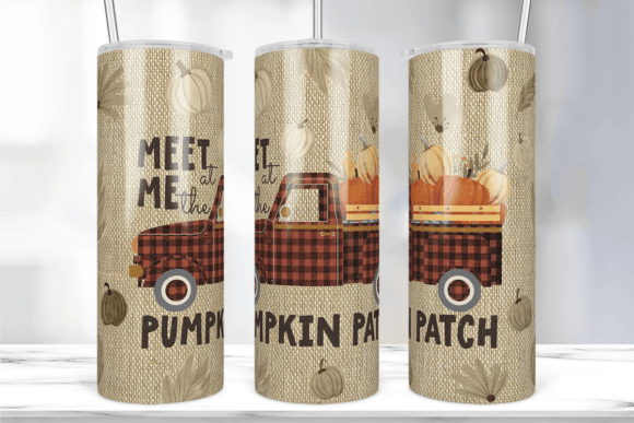 Seamless Pumpkin Graphics for Brand Packaging Templates