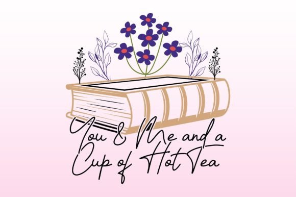 You, Me, and a Cup of Hot Tea Embroidery